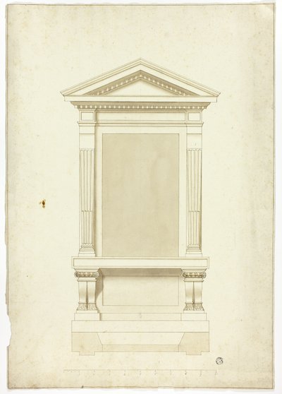 Seitenaltar oder Wandgrab von Unknown artist