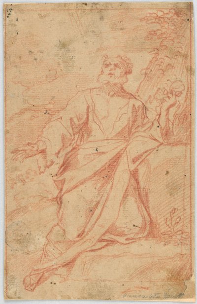 St. (Hieronymus?) in Ekstase von Unknown artist