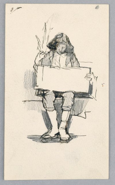 Studie eines jungen Jungen von Unknown artist