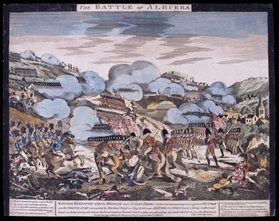 Die Schlacht von Albuera von Unknown artist