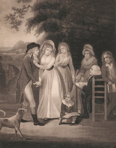 Der Abschied der Brüder von Unknown artist