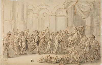 Die Mäßigung des Scipio von Unknown artist
