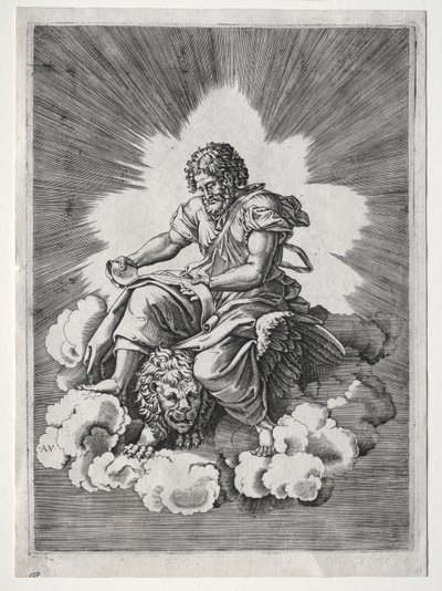 Die vier Evangelisten: St. Markus von Unknown artist