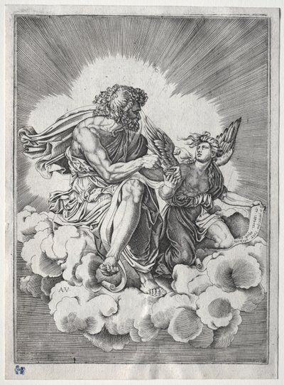 Die vier Evangelisten: St. Matthäus von Unknown artist