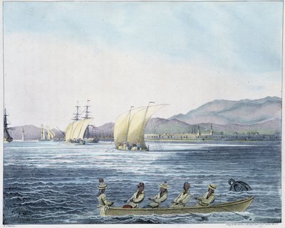 Ansicht der Stadt Mamille, Philippinen-Insel von Unknown artist