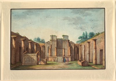 Blick auf Neapel (oder Umgebung) von Unknown artist