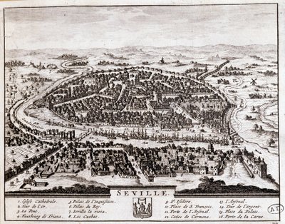 Ansicht von Sevilla von Unknown artist