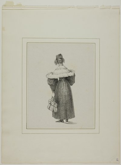 Frau von hinten gesehen von Unknown artist