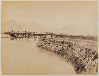 Brücke über den Kabul-Fluss von Unknown photographer