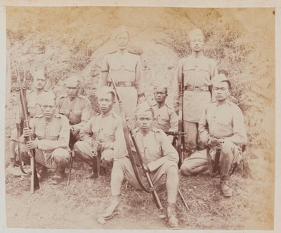 Abteilung des 4. Goorkha Regiments von Unknown photographer