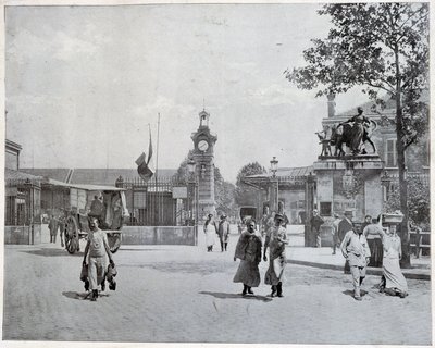Eingang zu den Schlachthöfen de la Villette von Unknown photographer