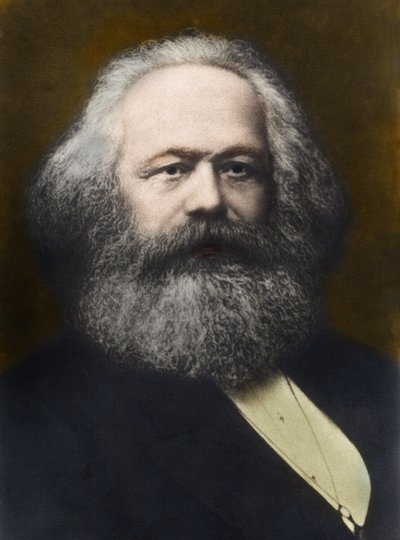Porträt von Karl Marx (1818-1883) 1878 von Unknown photographer