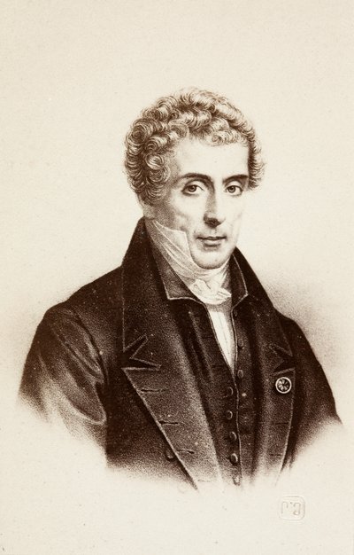 Porträt von Luigi Cherubini von Unknown photographer