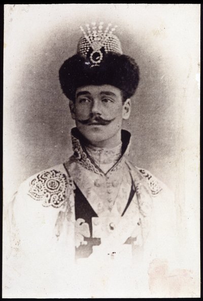Porträt von Youssoupov, Ende des 19. Jahrhunderts von Unknown photographer