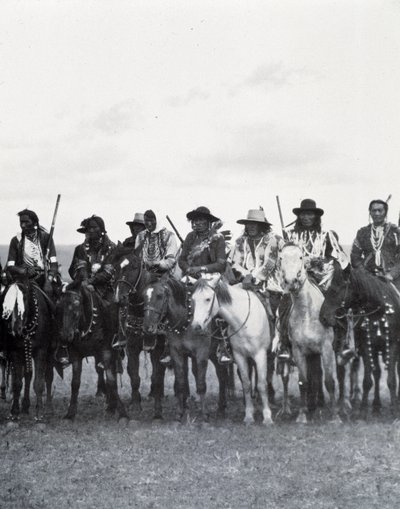 Prärie-Indianer, Kanada, späte 19. Jahrhundert von Unknown photographer