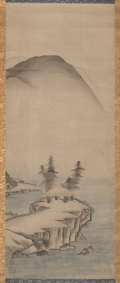 Landschaften (eines von einem Paar) von Unkoku Toyo