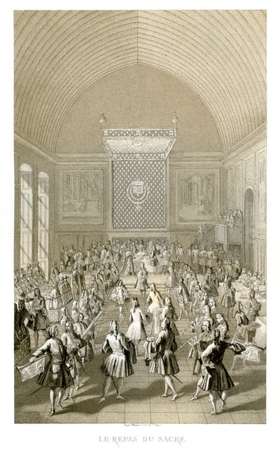 Das Krönungsmahl, 1715, 1885 von Urrabieta