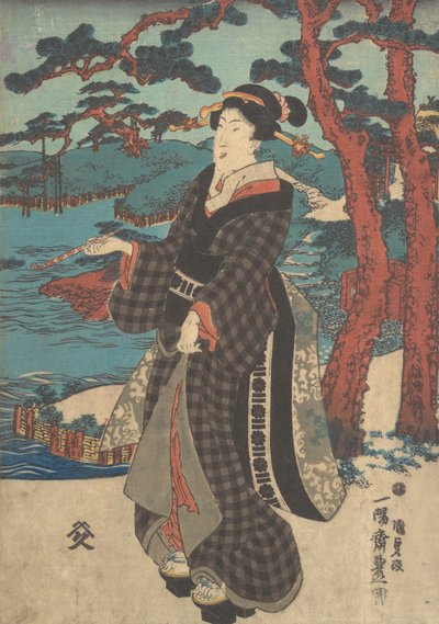 Druck von Utagawa Kunisada