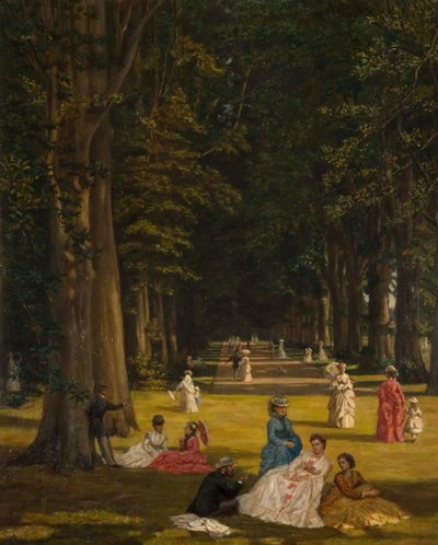 Die Allee, Wildernesse, Kent, 1900 von Valentine Cameron Prinsep