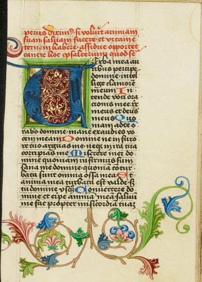 Geschmücktes Initial V von Valentine Noh