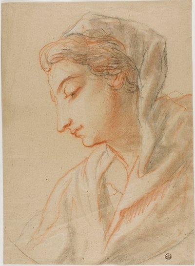 Profilbüste einer Frau von Valerio Castello