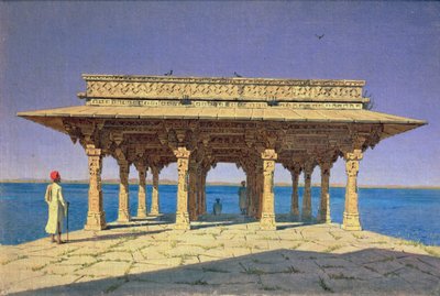 Abend am See von Vasili Vasilievich Vereshchagin