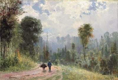 Waldweg, 1874 von Vasilij Dmitrievich Polenov