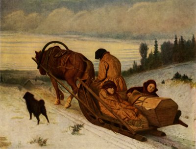 Begleitung der Toten, 1865, 1965 von Vasily Perov