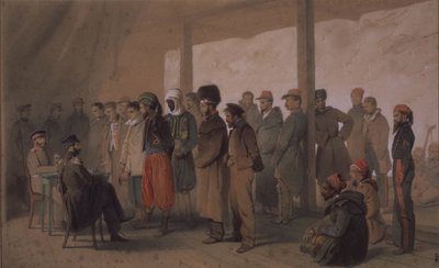 Das Verhör, 1855 von Georg Wilhelm Timm
