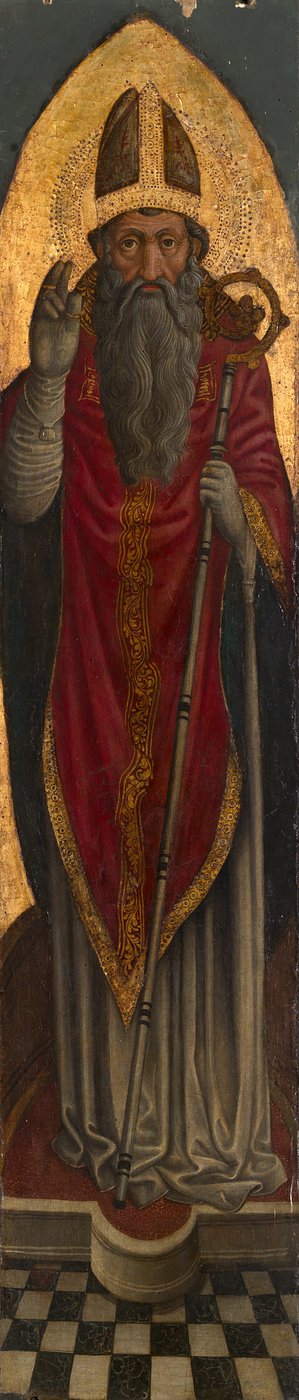 Bischof Heiliger von einem Augustineraltar von Venetian
