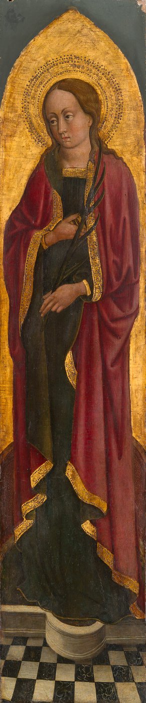 Die heilige Giustina von Padua von einem Augustineraltar von Venetian