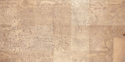 Karte von Kairo, eine Vogelperspektive, 1549 von Venetian School