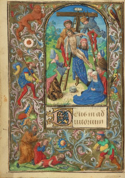 Die Kreuzabnahme von Vienna Master of Mary of Burgundy