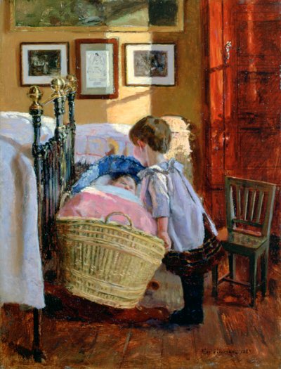 Das wachsame Auge, 1889 von Viggo Christian Frederik Vilhelm Pedersen
