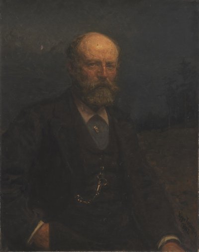 Selbstporträt von Viggo Johansen