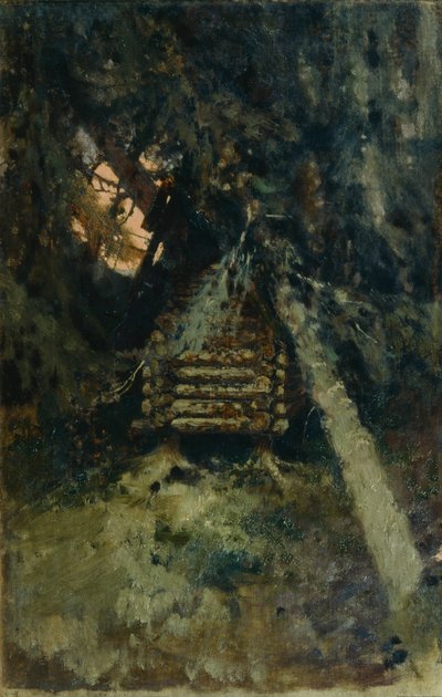 Die Hütte auf Hühnerbeinen von Viktor Mikhaylovich Vasnetsov