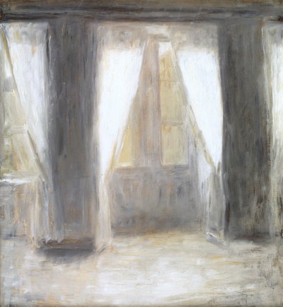 Wohnzimmer auf Frederiksberg Allé von Vilhelm Hammershøi