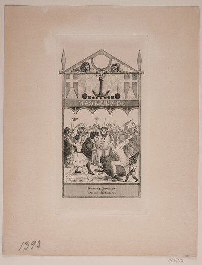 Maskerade von Vilhelm Kyhn