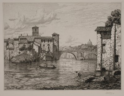 Partie bei Ponte Rotto in Rom von Vilhelm Kyhn