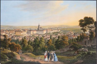 Prager Burgviertel Hradschin von Vincenc Morstadt