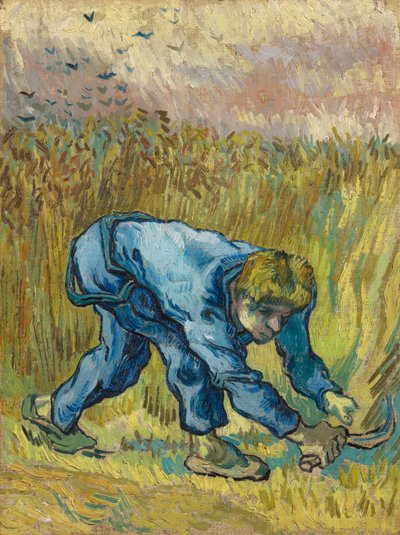 Der Schnitter nach Millet, 1889 von Vincent van Gogh