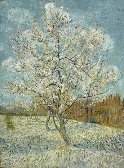 Blühender Pfirsichbaum (rosa) von Vincent van Gogh