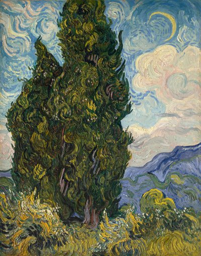 Zypressen von Vincent van Gogh
