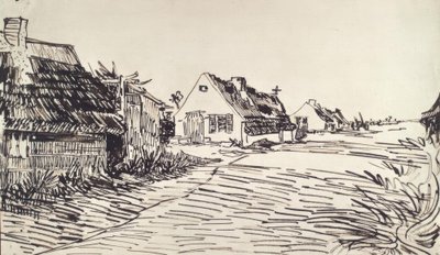 Dorfstraße von Vincent van Gogh
