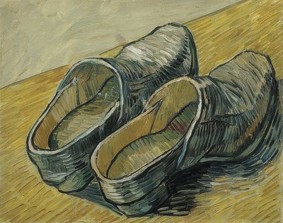 Ein Paar Lederclogs von Vincent van Gogh