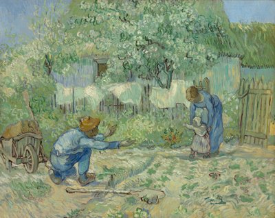 Erste Schritte (nach Millet) von Vincent van Gogh