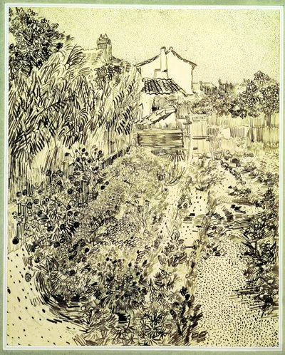 Blumengarten, 1888 von Vincent van Gogh