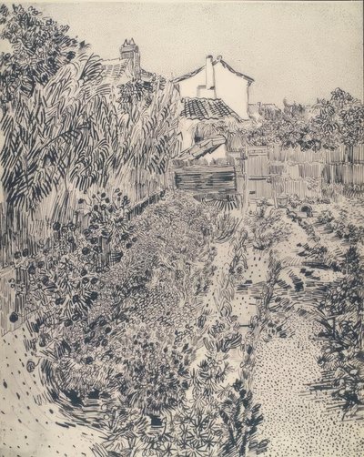Kleiner Bauerngarten von Vincent van Gogh