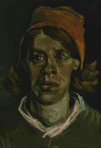 Kopf einer Frau von Vincent van Gogh