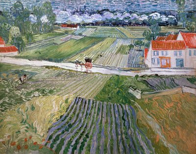 Landschaft in Auvers nach dem Regen von Vincent van Gogh